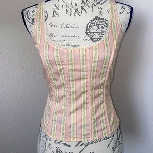 Vintage corset style top